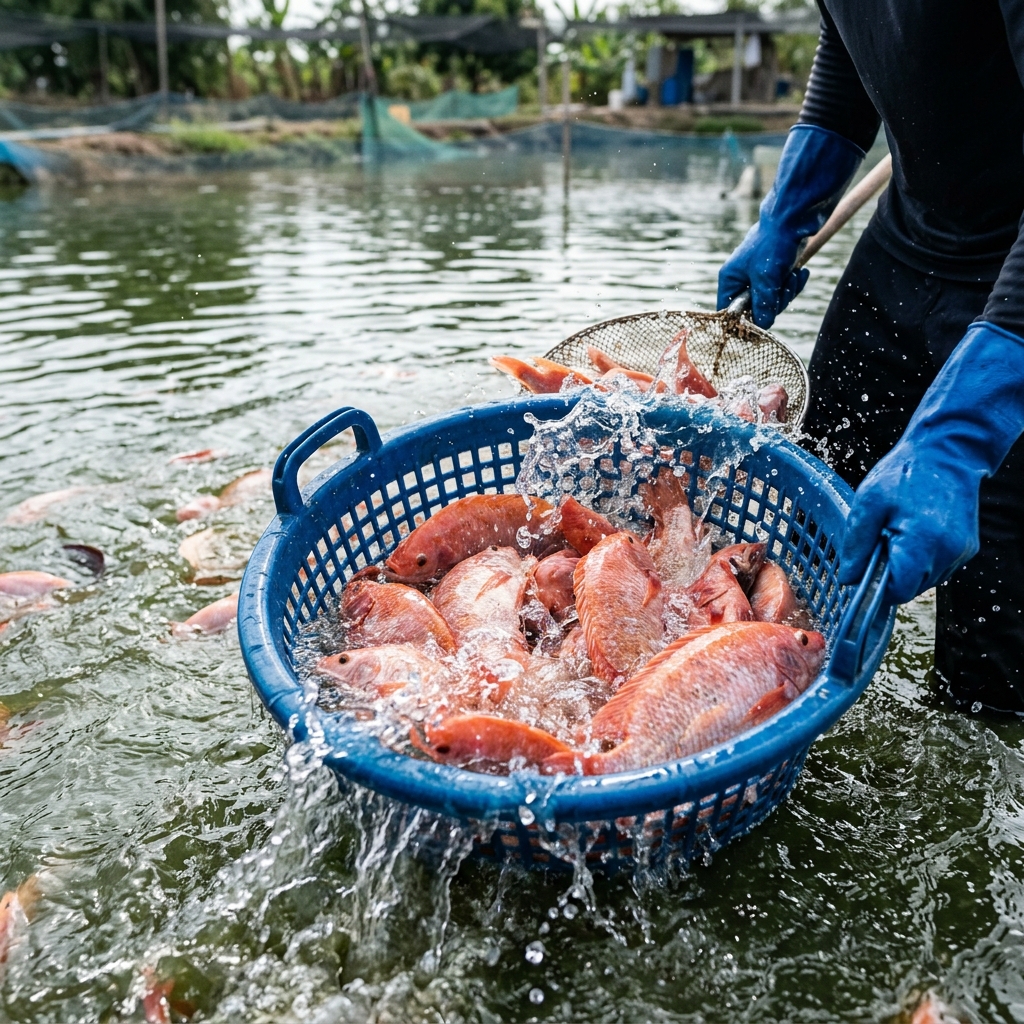Fresh Fish Harvest